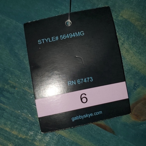 Back midi dress with sheer top NEW size 6 - Picture 9 of 9